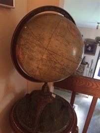 12" GLOBE BY W & A JOHNSTON GEOGRAPHERS