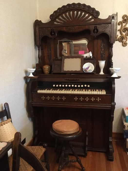Antique Cornish Co. Converted Pump Organ