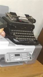 antique typewriter
