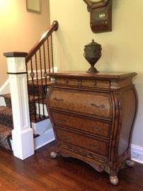 Bombe Chest , Drawer Opens into Desk!  36x x 20d x 42 h