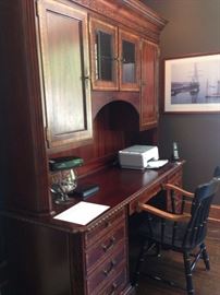 Desk Credenza with Coordinating Executive Desk