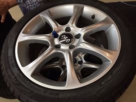 TWO SETS OF TIRES:  one set of 4: 2011 BMW M3 18" SNOWTIRES AND WHEELS...