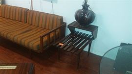 1960s slat end tables
