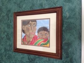 Mother & Child Framed Art