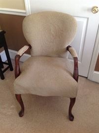Taupe Upholstered Arm Chair - 2 of 2