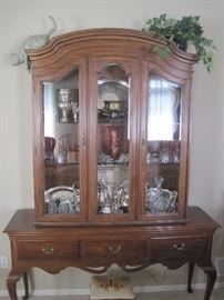 Two piece China Cabinet.