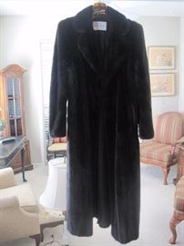 Full length Mink coat.