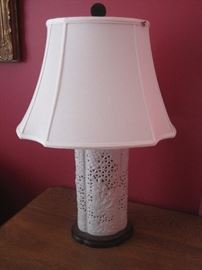 Oriental style lamp.
