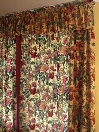 Matching curtains.