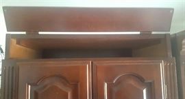 Bedside Cabinets with pull out bedside table and secret compartment at the top