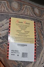 Grand Legacy Area Rug    5'5" x 7'7"                                   Has matching Round Area Rug (not Pictured)