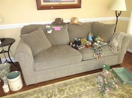 Custom made Crate and Barrel sofa bed, again, in like new condition. 