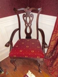 the arm chair in the 10 chair dining room set. All of the pieces in this Thomasville set are priced separately, so you can buy what you want or need.