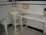 white wicker pieces