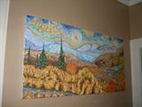 faux Van Gogh, large oil on canvas