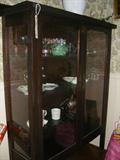 oak china cabinet