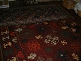 Two Russian made wool rugs