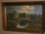 oil on canvas by listed artist Albert Nemethy Sr.