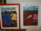 pair of Addie James prints