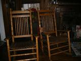 pair of rocking chairs