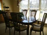 Dining room table & 6 chairs
Made by White Furniture Co.