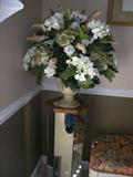 pair of mirrored pedestals (only one shown in photo)