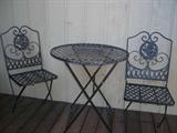 metal bistro set