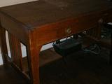 Mission oak desk
