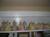 Birthday year porcelain girl figurines 2 thru 13