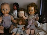 several old dolls