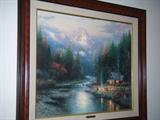 Thomas Kincaid oil painting