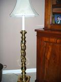 brass floor lamp