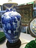 antique porcelain lamp