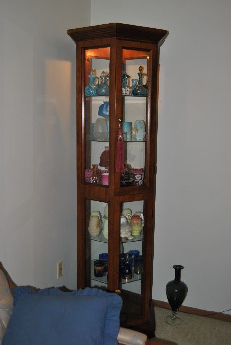 07. Lighted Curio Cabinet