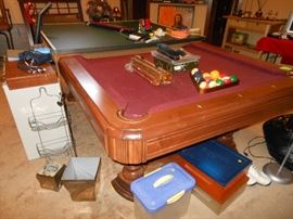 pool table and ping pong table 