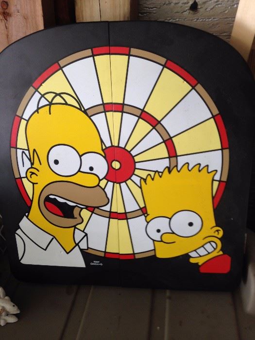 Simpson Dart Board