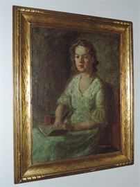 Jesse DeViney LARGE Oil Portrait