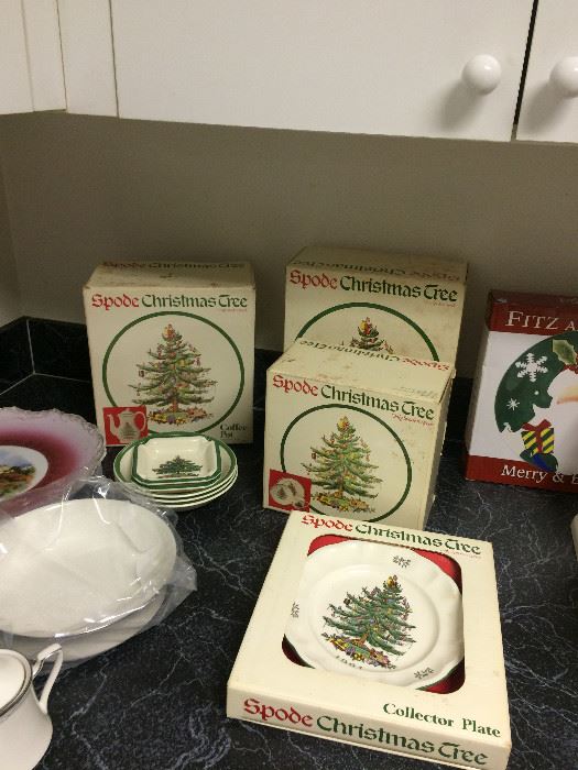 Never used Spode Christmas Tree Pattern!
