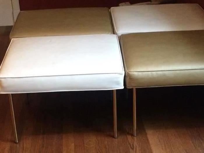 Set of 4 Modern Benches/Ottomans 
