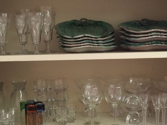 Glassware - Barware and Nice Serving pieces