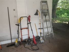 tools, dolly, ladder