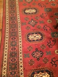 Turkman 100% wool Pakistan 7 feet x 9 feet 6 inches rug