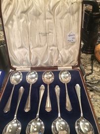 Sterling spoon set