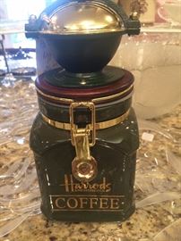 Harrods coffee container