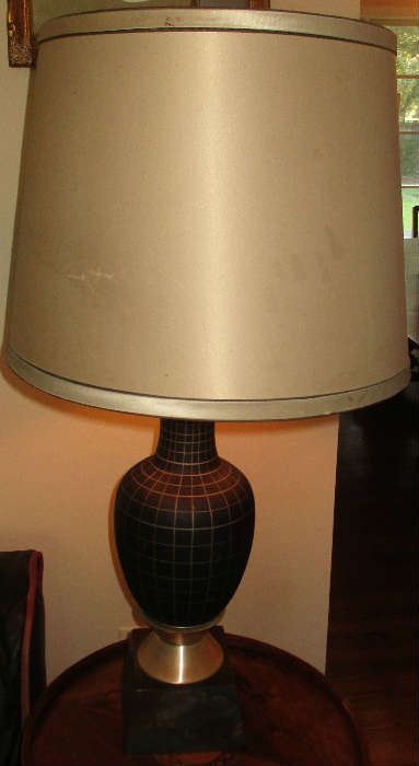 Ceramic mid century lamp