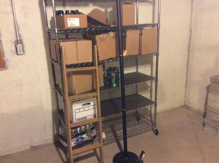High end industrial shelving 5 units like new originally priced at $300 each