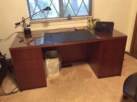 Solid wood desk