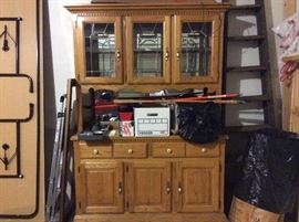 Oak hutch