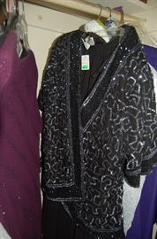 Just one of the many  modern, contemporary clothes available.  This sequinned top has a black skirt that goes with it and will make any woman feel special.