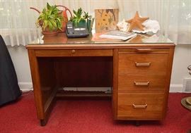 Mid Century Modern Wood Desk